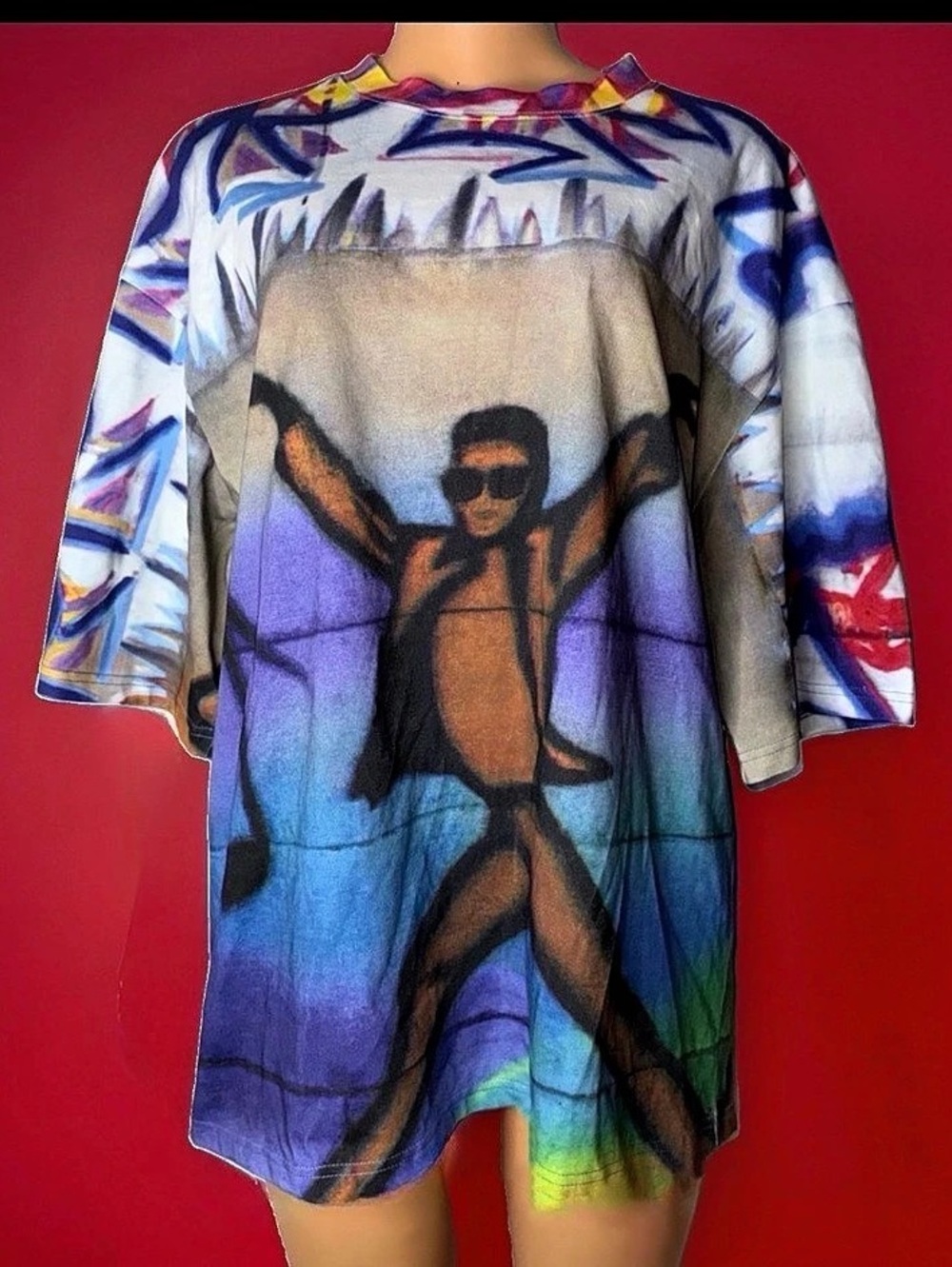 Streetwear tie dye t shirt